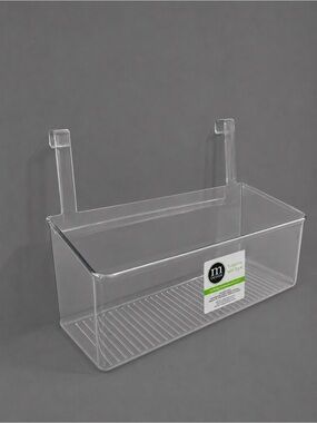 Clear Plastic Refrigerator Door Storage Bin - Clear